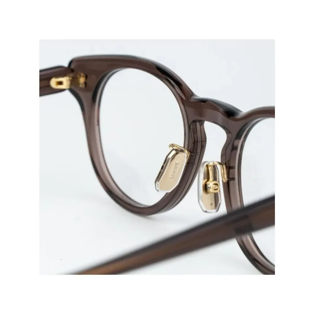 Loewe Women Eyeglasses Brown Round LW50085F 050 NEW AUTHENTIC